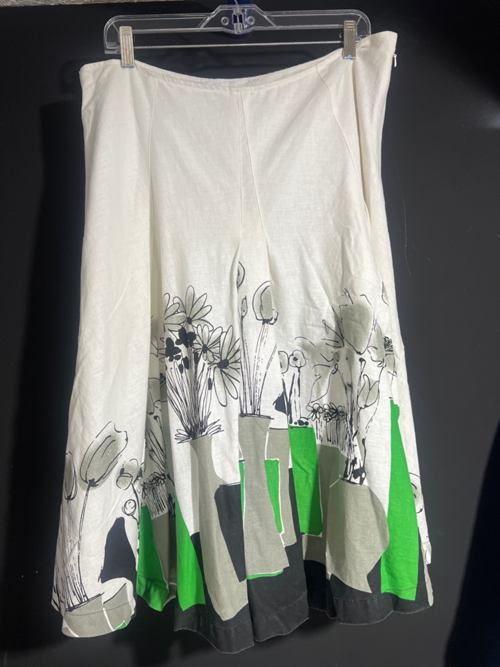 SPANNER Botanical Vase Print Skirt